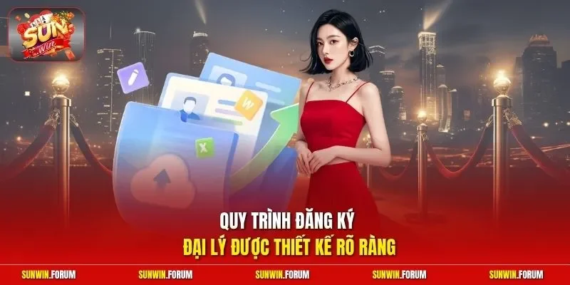 Quy trình đăng ký đại lý được thiết kế rõ ràng